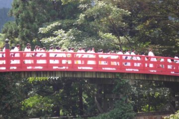 <p>Returning across the bridge</p>