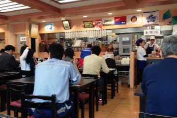 Naha Airport Restaurant - packed at 1130am