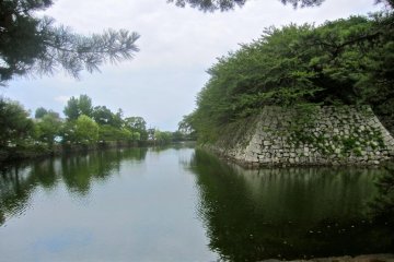 Les douves du château de Hikone