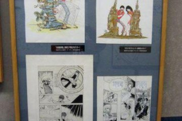 Original artwork is also on display.