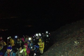 Line to the summit