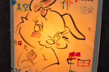 I was drawn to this "kawaii" lantern