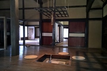 The inside of a traditional house