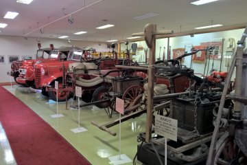 Inside the fire fighting museum