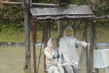 A pilgrimage along the Kumano Kodo is not always all that serious - there are some funny sights along the way