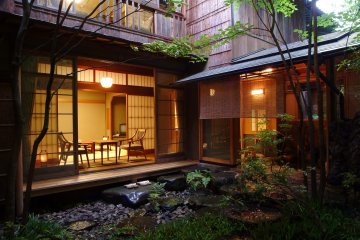 An open and private view of the gardens from each room