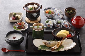 Japanese-Style Breakfast - Nishimuraya Honkan