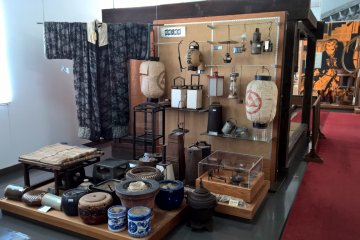Old lamps and shades