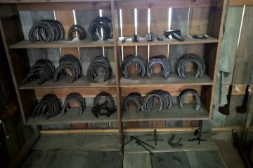 Handmade horse shoes