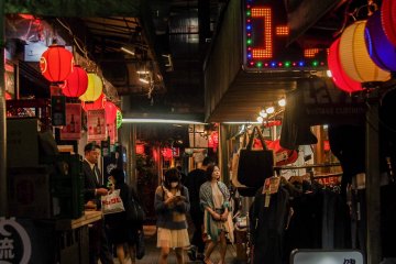 Browsing the shops