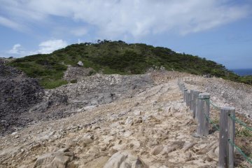 The rugged cliffs of Shikine-jima