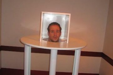 Just a head in a box, is all