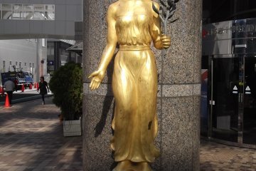 Another one in front of an office