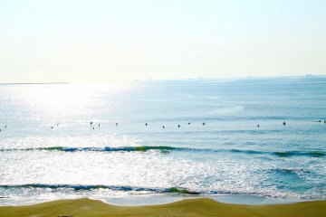The peaceful blue
