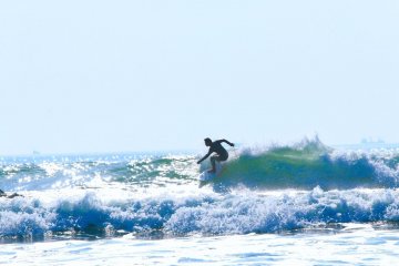 Ridin' the wave