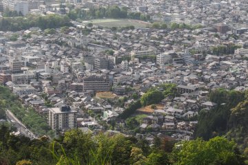 Views from the summit of Daimonji-yama