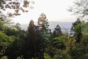 Sunset at Daimonji-yama.