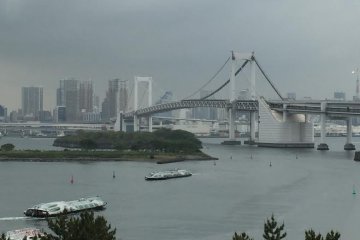 La vue du café du 3ème étage