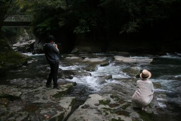 Watching the current
