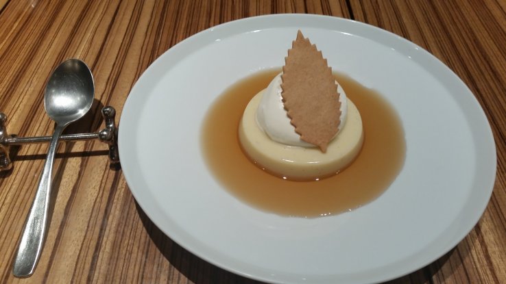 Pudding with caramel sauce, Toraya, Tokyo