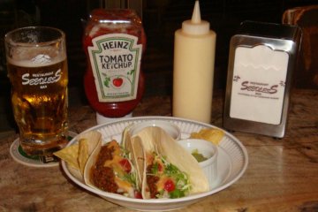 They also serve tasty tacos