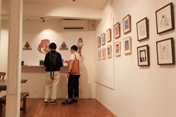 Exhibition goers