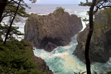 The thunder rock in Rikuzentakata 
