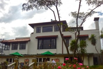 if you see Yamate No. 111 from the rose garden, it is three stories