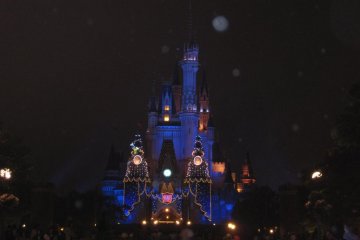 The Magic Castle at night