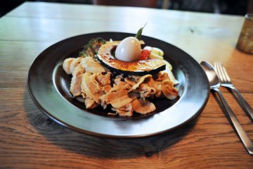 The cafe's signature dish