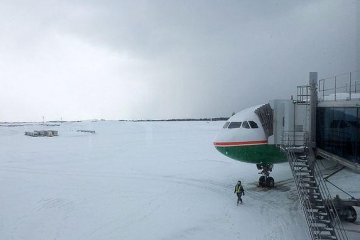 Working rain, shine, or snow.