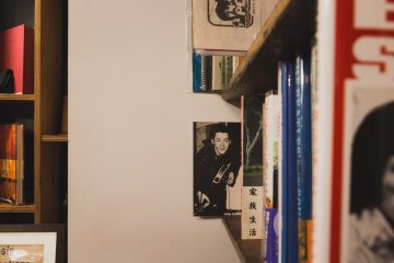 Paul McCartney sticking out