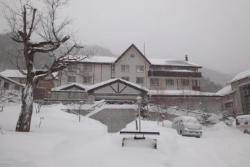 Northern Lodge in Winter