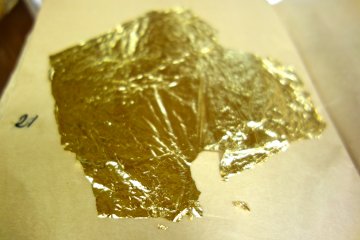 The finished product of fine gold leaf