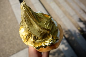 The tissue-like gold foil is harmless to ingest