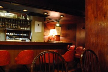 The interior is atmospheric and cozy