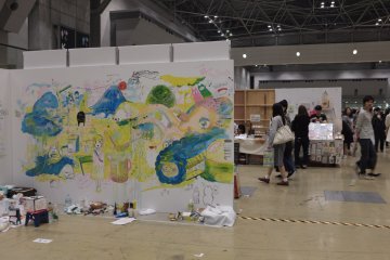 國際展示中心會場J區－繪畫板