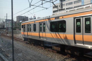 The view of the train from N3331