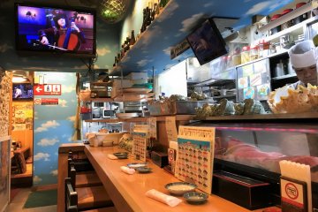 Chat with the chef on the counter