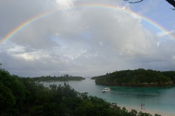 Arc-en-ciel du soir