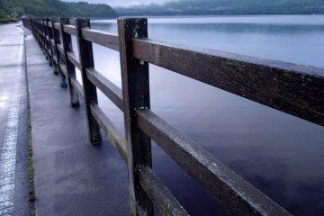 Lake Yamanakako shows a different personality when we are all asleep