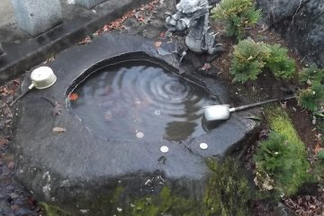 Purify your hands and spirit here