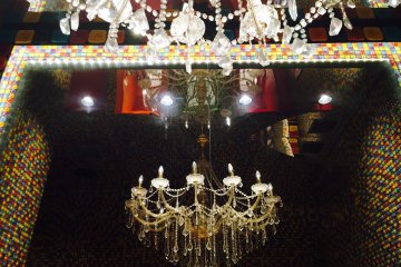 La decoración va con el tema excéntrico.