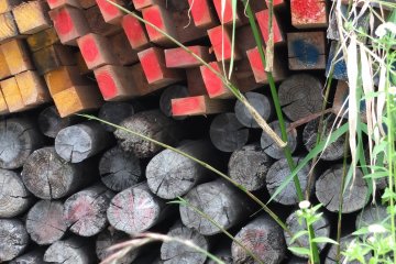 Stored wood
