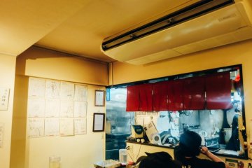 There are a lot of famous people's signature on the wall