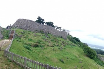 A panoramic view from Nakijin Castle