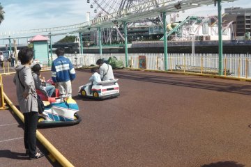 Kids and parents getting busy