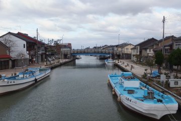 Le canal Uchikawa depuis un pont