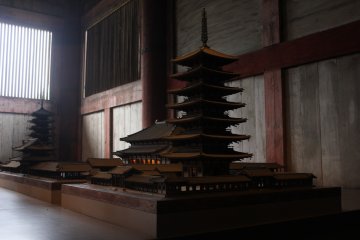 Modelo a escala de el Todaiji original. 