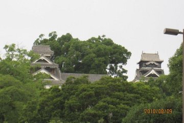 This was my first view of the castle. The main keep is on the right and the Uto Yagura is on the left